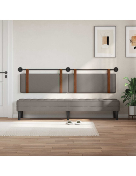 Testata appesa Tinta unita Talpa 210 x 55 x 5 cm PU Antico