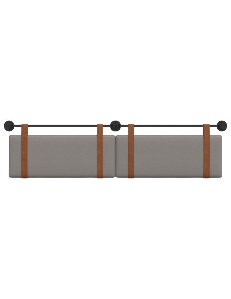 Testata appesa Tinta unita Talpa 210 x 55 x 5 cm PU Antico