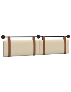 Testata appesa Tinta unita Crema 210 x 55 x 5 cm PU Antico 2