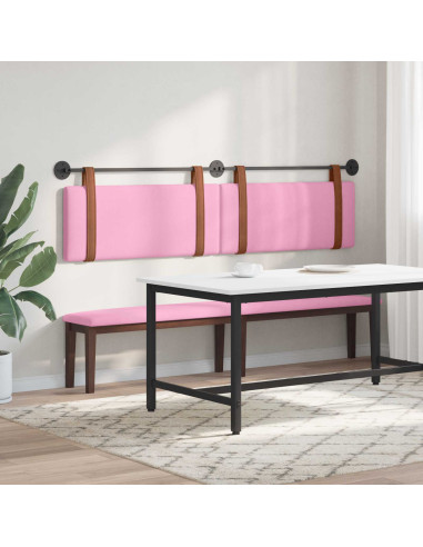 Testata appesa Tinta unita Rosa 210 x 55 x 5 cm PU Antico