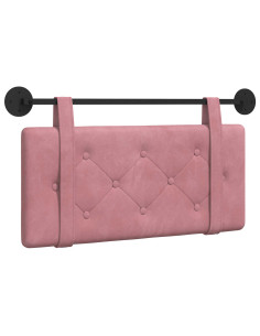 Testata appesa Montaggio a parete Rosa 90 x 55 x 5 cm Velluto 2