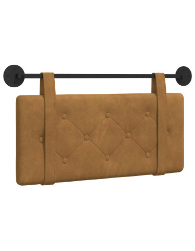 Testata appesa Marrone 90 x 55 x 5 cm Velluto