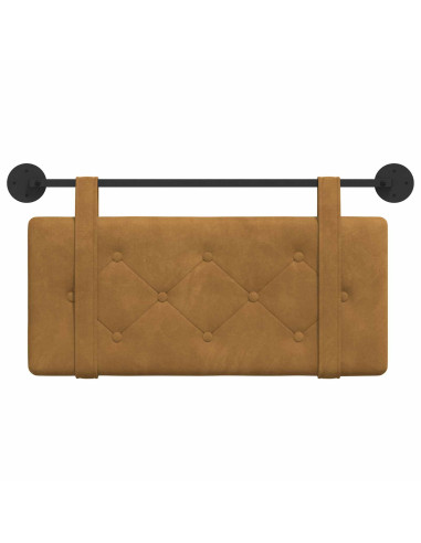 Testata appesa Marrone 90 x 55 x 5 cm Velluto