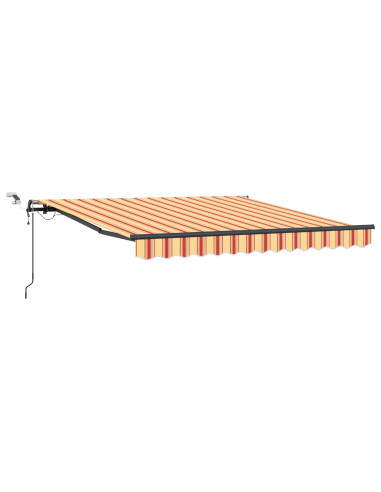 Tessuto per Tenda Giallo e Arancione 350 x 250 cm Poliestere