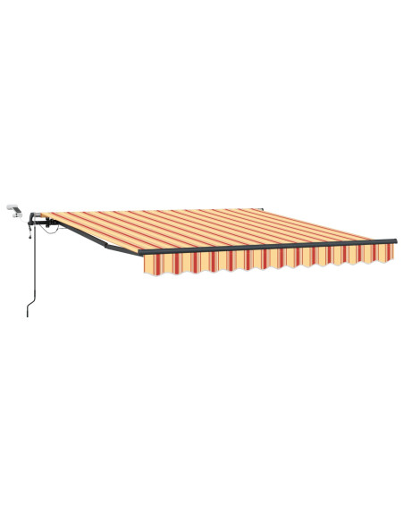 Tessuto per Tenda Giallo e Arancione 350 x 250 cm Poliestere