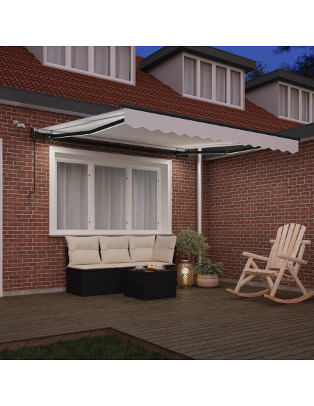 Tessuto per Tenda con Bianco 350 x 250 cm Poliestere