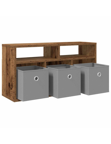 Lowboard con cassetto Legno vecchio 72 x 22,5 x 38 cm