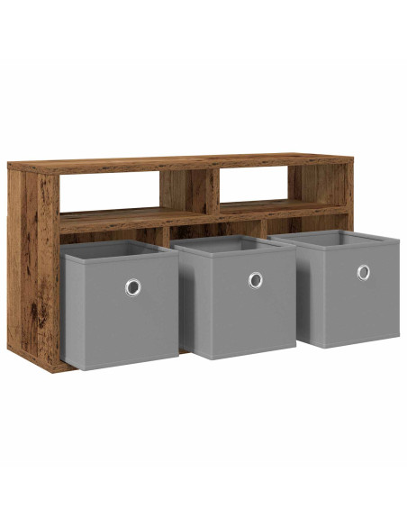 Lowboard con cassetto Legno vecchio 72 x 22,5 x 38 cm