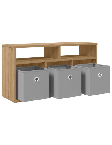 Lowboard con cassetto Rovere artigianale 72 x 22,5 x 38 cm