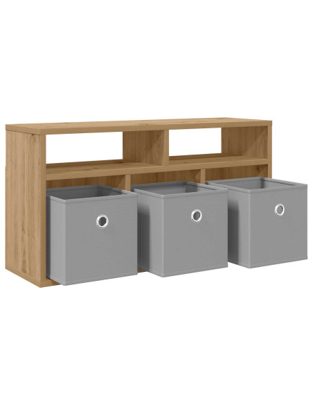 Lowboard con cassetto Rovere artigianale 72 x 22,5 x 38 cm