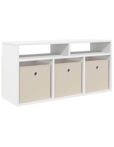 Lowboard con cassetto Bianco 87 x 27,5 x 43 cm