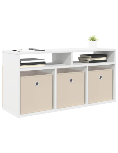 Lowboard con cassetto Bianco 87 x 27,5 x 43 cm
