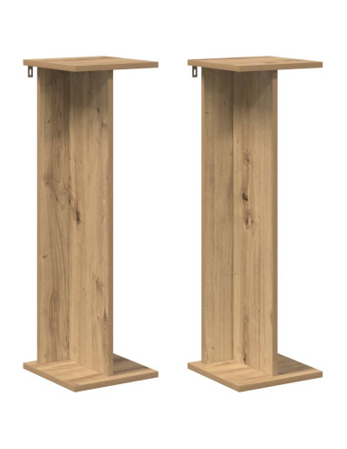 Supporto per piante 2 pcs Rovere Artigianale