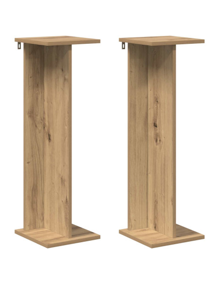 Supporto per piante 2 pcs Rovere Artigianale