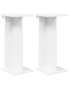Supporto per piante 2 pcs Bianco 25 x 25,5 x 60,5 cm 2