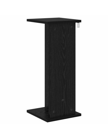 Supporto per piante Rovere Nero 25 x 25,5 x 60,5 cm