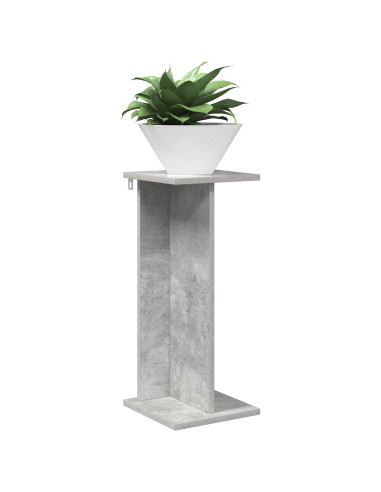Supporto per piante 2 pcs Grigio Cemento 25 x 25,5 x 60,5 cm
