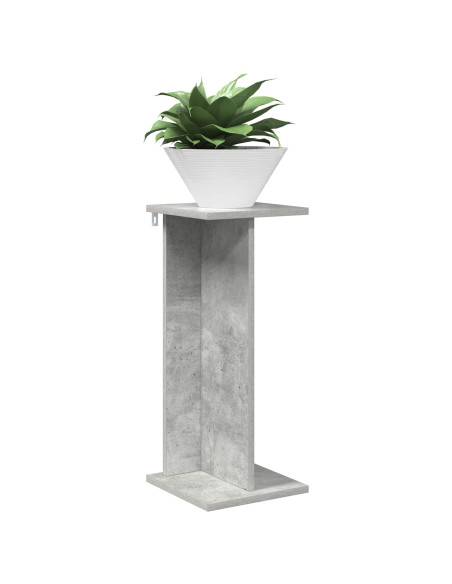 Supporto per piante 2 pcs Grigio Cemento 25 x 25,5 x 60,5 cm