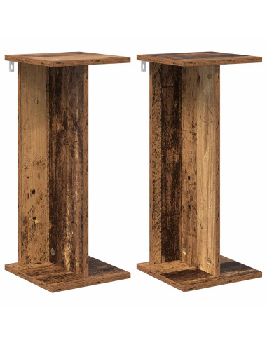 Supporto per piante 2 pcs Legno vecchio 25 x 25,5 x 60,5 cm