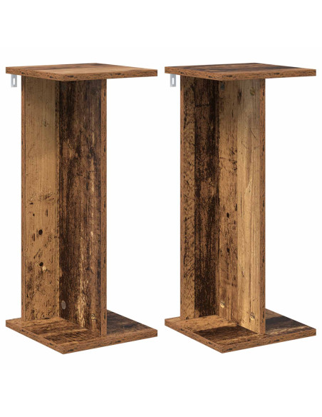 Supporto per piante 2 pcs Legno vecchio 25 x 25,5 x 60,5 cm