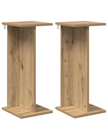 Supporto per piante 2 pcs Rovere Artigianale
