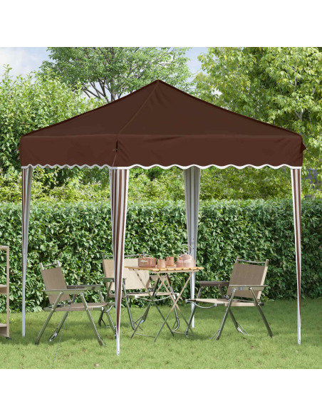 Tenda per feste a pop-up Marrone 195 x 195 x 245 cm