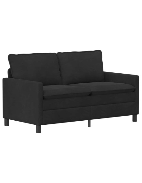 Set di divani 2 pcs Nero Velluto