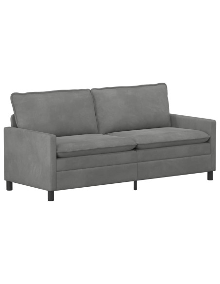 Set di divani 2 pcs Grigio Scuro Velluto
