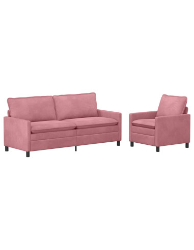 Set di divani 2 pcs Rosa Velluto