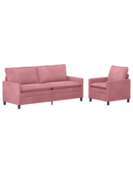 Set di divani 2 pcs Rosa Velluto