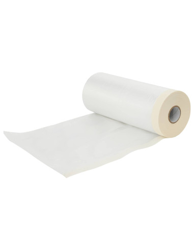 Telo per Polvere con Nastro Adesivo 12 pcs 140 x 3300 cm HDPE