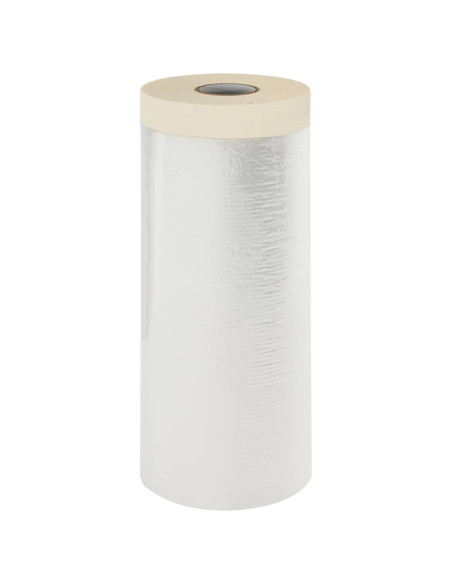 Telo per Polvere con Nastro Adesivo 12 pcs 140 x 3300 cm HDPE