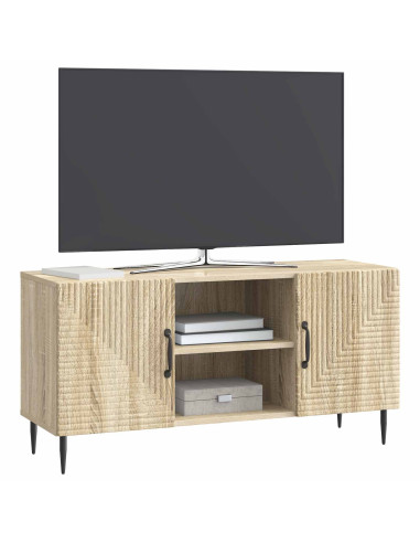 Mobile TV Rovere Sonoma 102 x 34,5 x 50 cm Legno ingegnerizzato