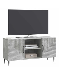 Mobile TV Grigio Cemento 102 x 34,5 x 50 cm 2
