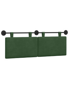 Testata appesa Verde Giungla 150 x 55 x 5 cm Tessuto in Cords 2