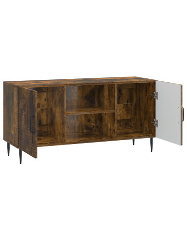 Mobile TV Rovere Fumo 102 x 34,5 x 50 cm Legno ingegnerizzato