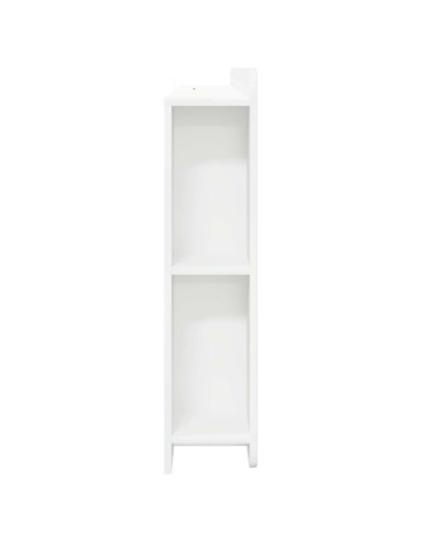 Testata del letto Bianco Lucido Legno ingegnerizzato