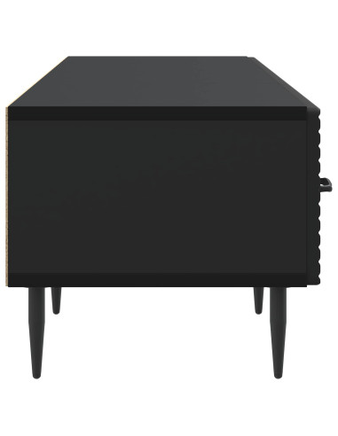 Mobile TV Nero 147 x 34,5 x 30 cm Legno ingegnerizzato