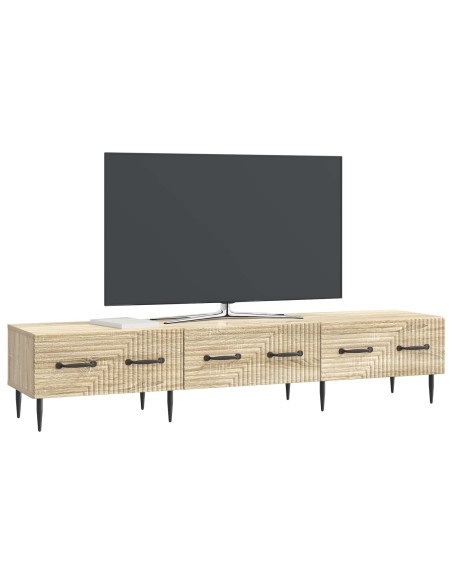 Mobile TV Rovere Sonoma 147 x 34,5 x 30 cm Legno ingegnerizzato