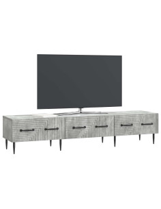 Mobile TV con cassetto Grigio Cemento 147 x 34,5 x 30 cm 2