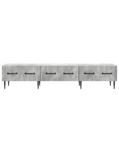 Mobile TV con cassetto Grigio Cemento 147 x 34,5 x 30 cm