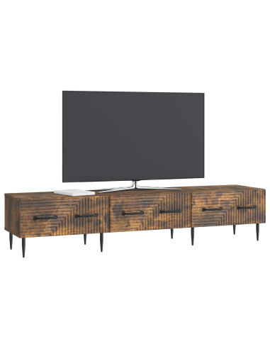Mobile TV Rovere Fumo 147 x 34,5 x 30 cm Legno ingegnerizzato