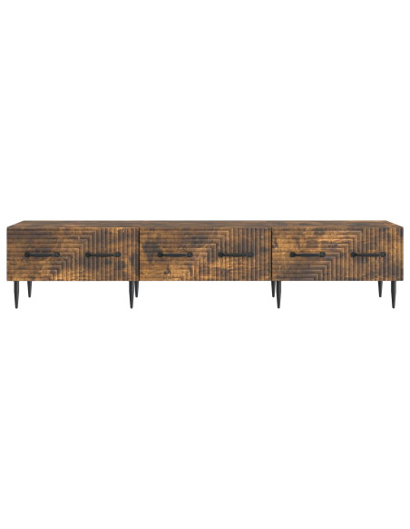 Mobile TV Rovere Fumo 147 x 34,5 x 30 cm Legno ingegnerizzato