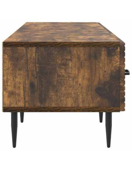 Mobile TV Rovere Fumo 147 x 34,5 x 30 cm Legno ingegnerizzato