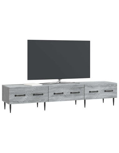 Mobile TV Grigio Sonoma 147 x 34,5 x 30 cm Legno ingegnerizzato