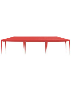 Tenda Party Rosso 900 x 300 x 255 cm PE e Acciaio 2