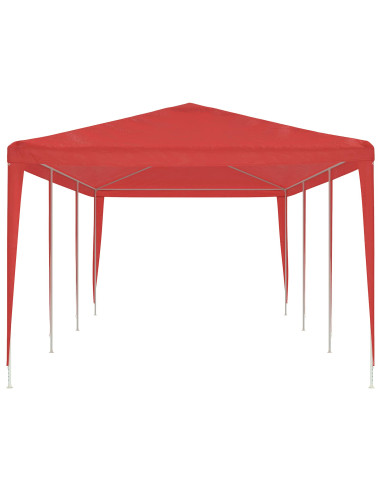 Tenda Party Rosso 900 x 300 x 255 cm PE e Acciaio