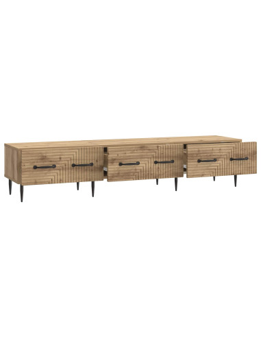 Mobile TV con cassetto Rovere Artigianale 147 x 34,5 x 30 cm