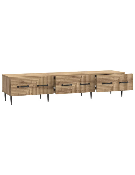 Mobile TV con cassetto Rovere Artigianale 147 x 34,5 x 30 cm