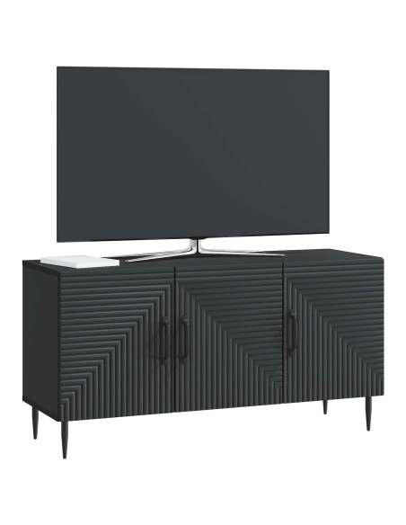 Mobile TV Nero 99 x 34,5 x 50 cm Legno ingegnerizzato